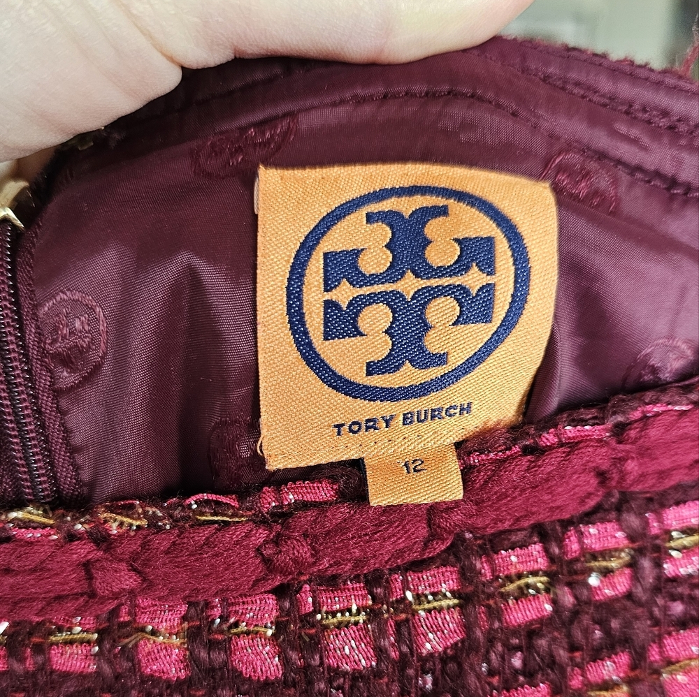 Tory Burch‎ Victory Tweed Pencil Skirt - Picture 4 of 6